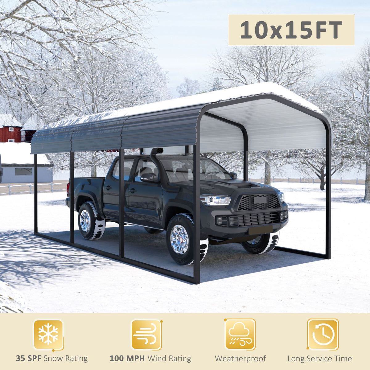 weather-resistant quality carport