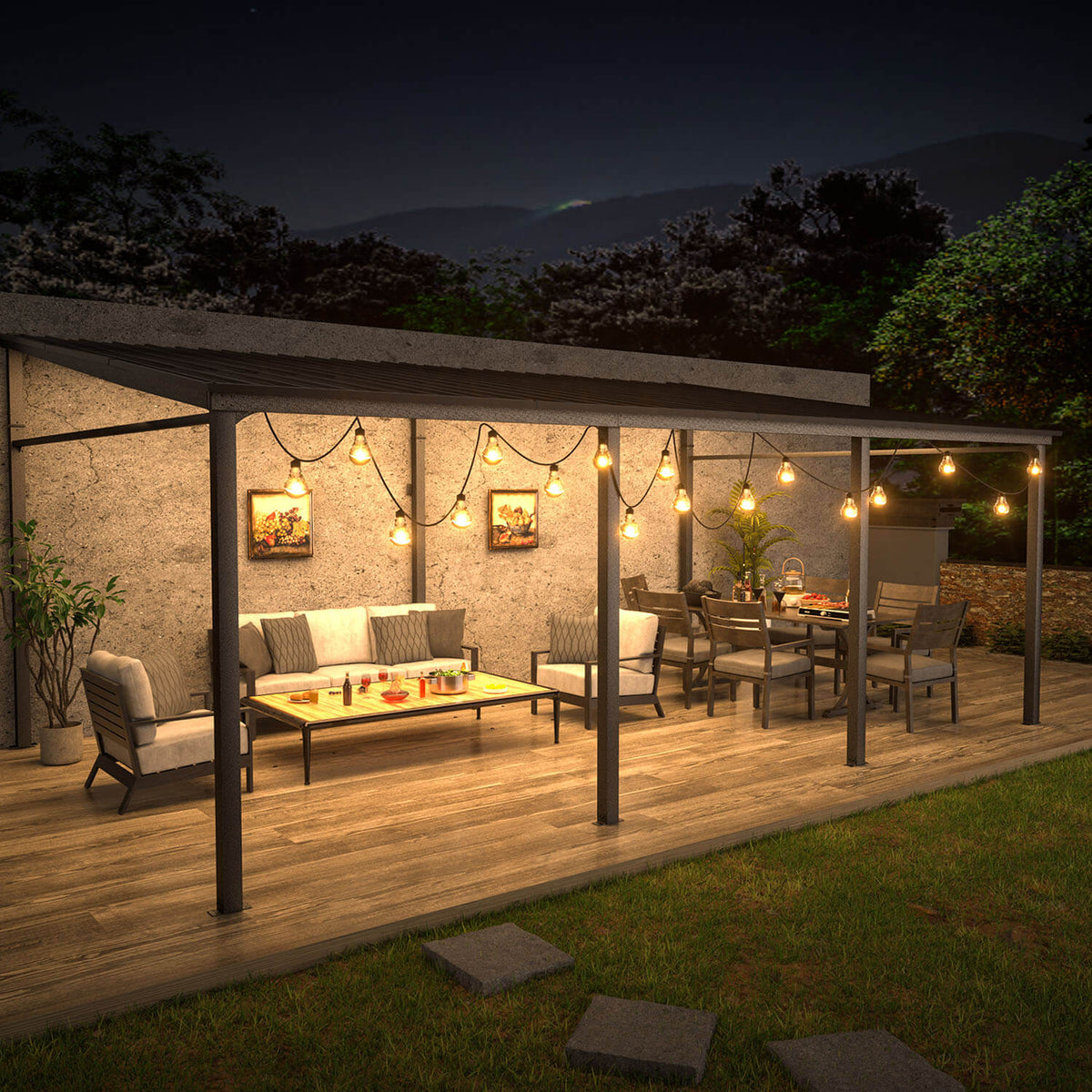 12x20' gazebo patio cover
