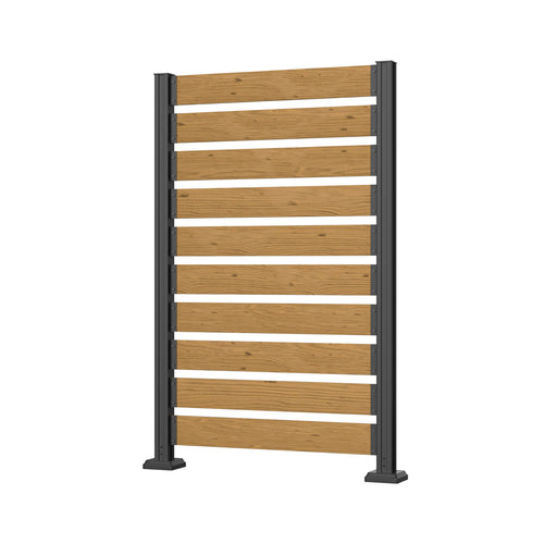 Wood Privacy Screen for AC Units