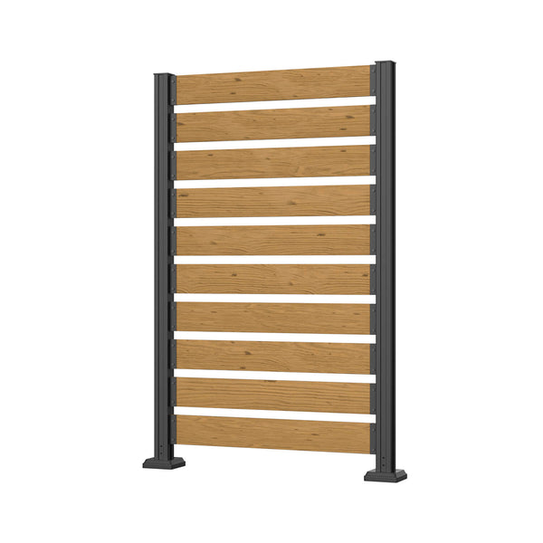 Wood Privacy Screen for AC Units