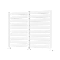 2 pcs wood fence