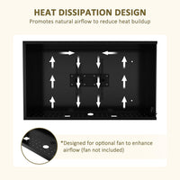 TV Enclosure with Heat Dissipation