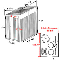 lean to shed, 4x10