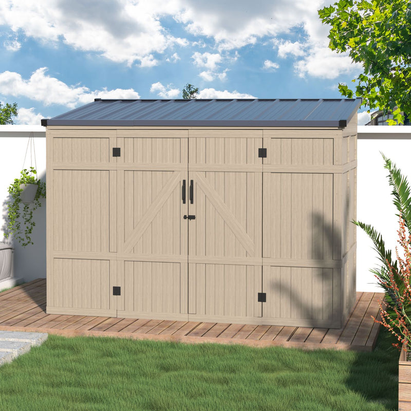 small wood storage shed​