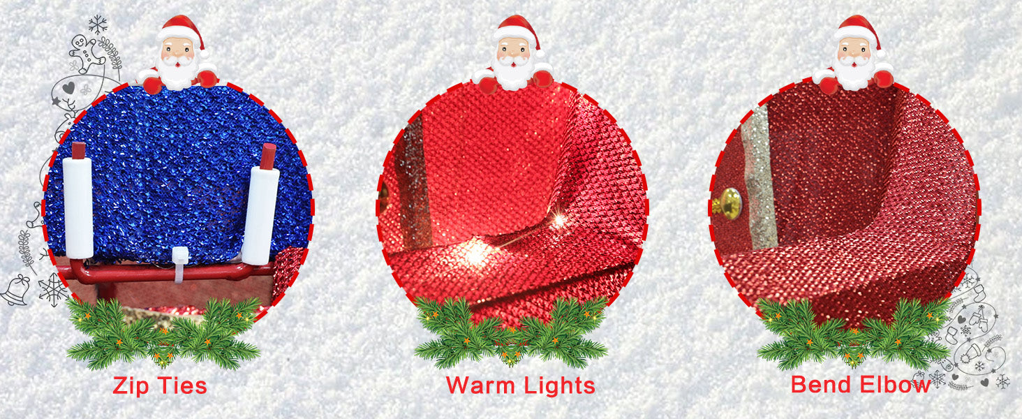 VEIKOUS Light up Outdoor Nutcracker