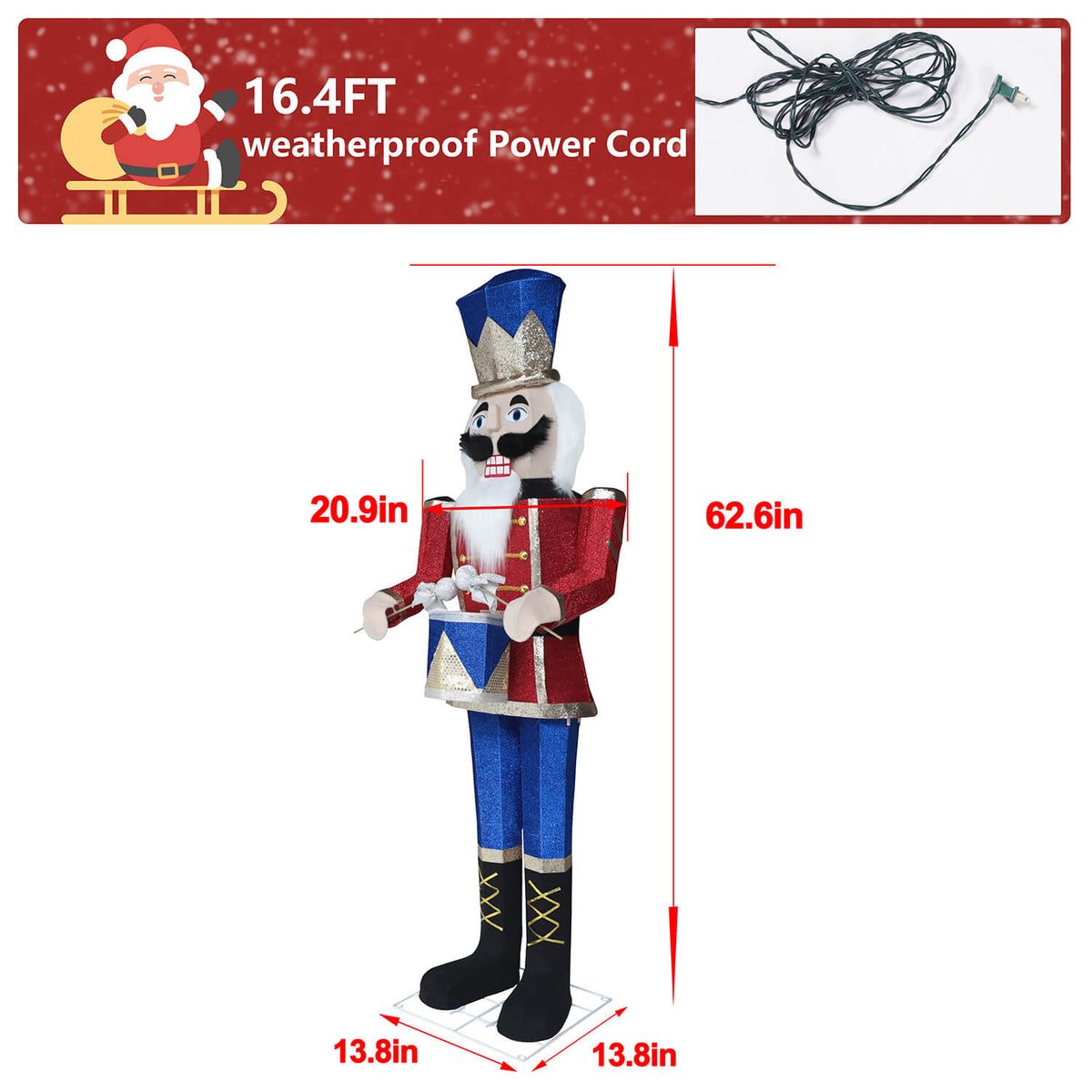 Light up Outdoor Nutcracker