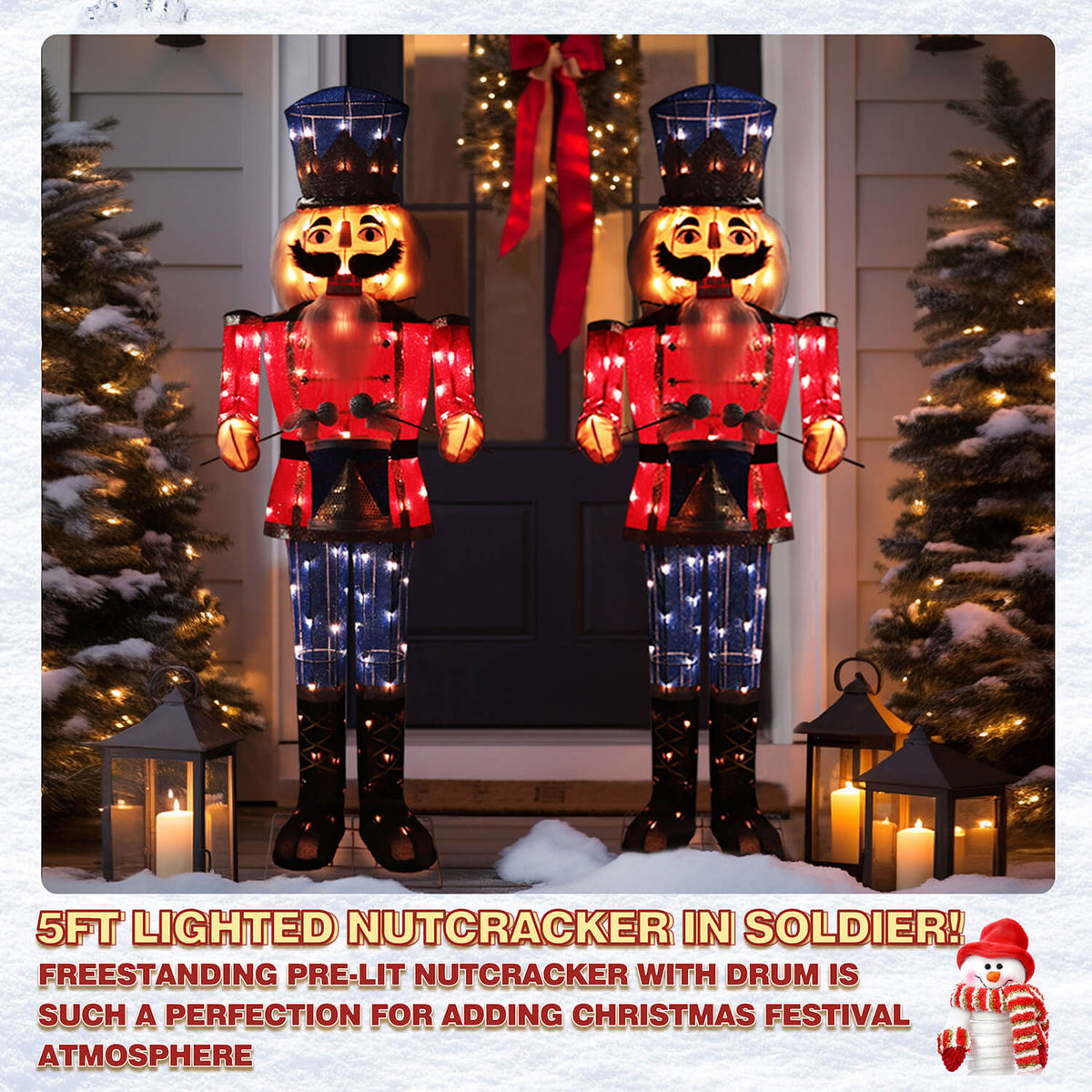 Light up Outdoor Nutcracker