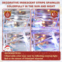 iridescent snowman decoration