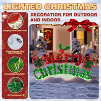 Merry light up sign