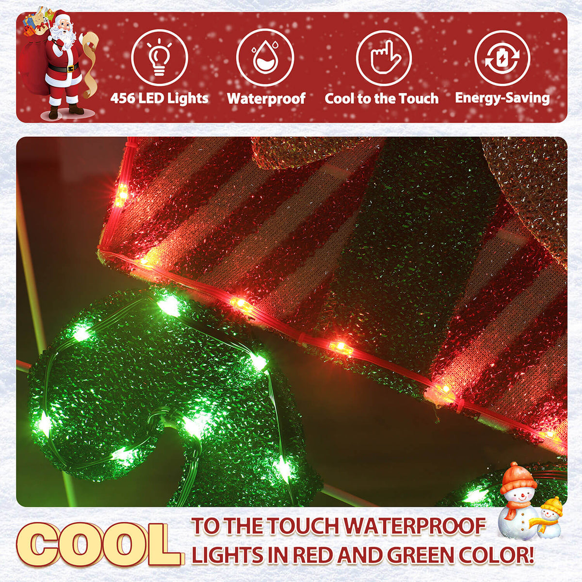 Veikous Outdoor Merry Christmas Sign