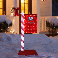 Outdoor Lighted Holiday Displays, Led Gingerbread Men, Merry Christmas Signs