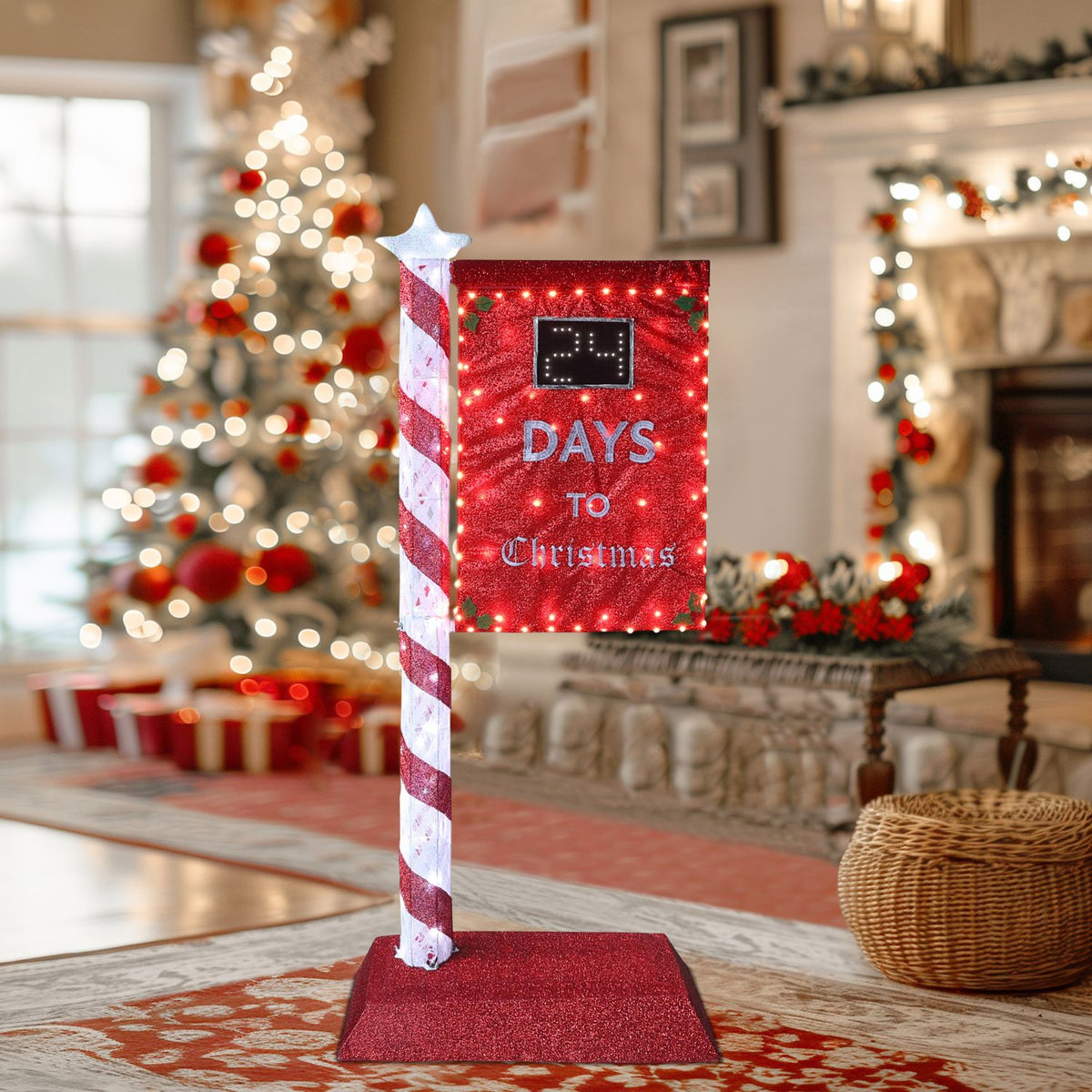Countdown Sign Christmas decorations indoors