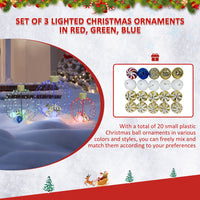 Metal Sphere Lights with Mini Balls Ornament
