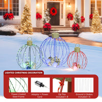 Veikous Metal Sphere Lights