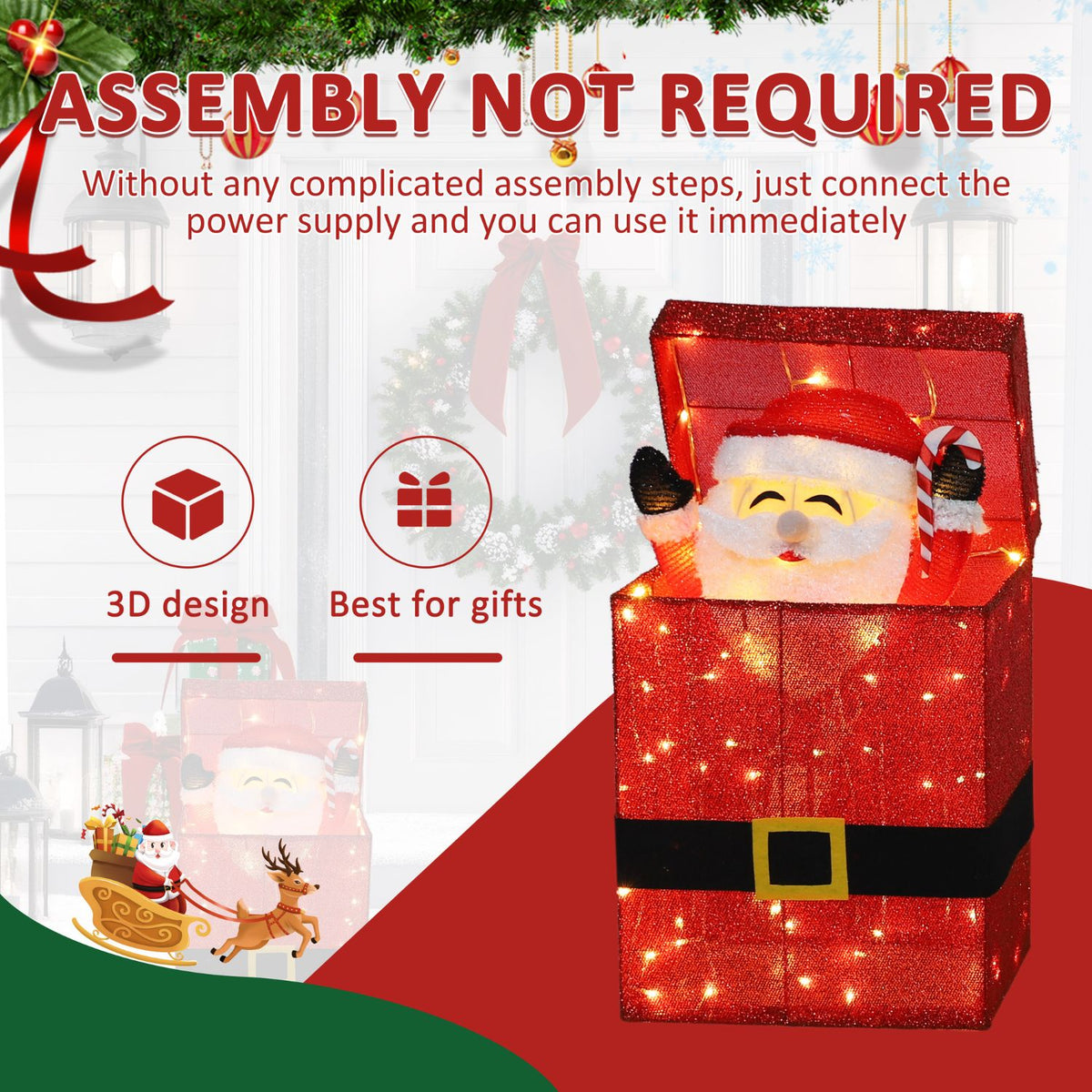 Santa Claus Christmas Outdoor Display