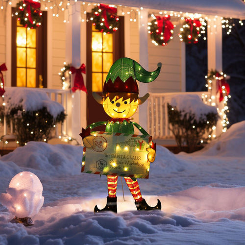 Lighted Christmas Holiday Yard Decoration