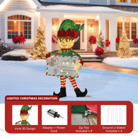 3D Elf Messenger Christmas Decoration from Veikous