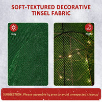 Elf with soft textured tinsel fabric