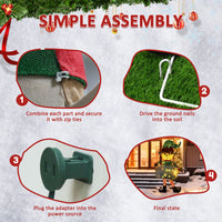easy assembly elf decoration