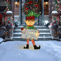 3d elf messenger light with envelope