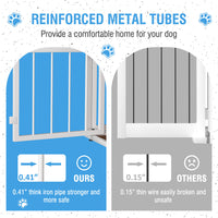 large dog crate with reinforced metal frame
