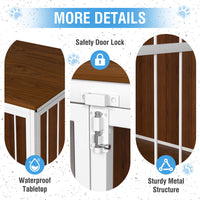 premium wood dog crate furniture