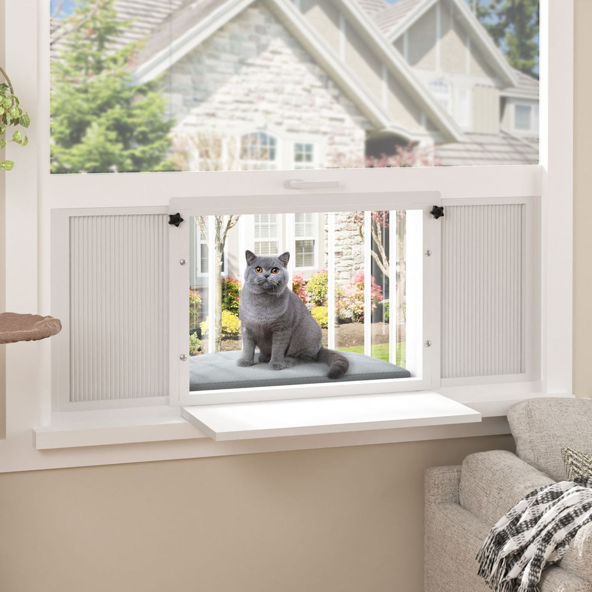 Cat Catio for Sunbathing & Napping