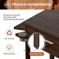 Rubberwood Board Game Table 