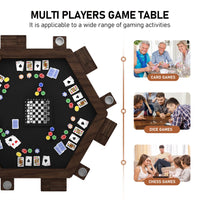 Hexagonal Board Game Table for Multi-Players