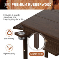 Rubberwood Board Game Table 