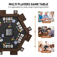 Hexagonal Board Game Table for Multi Players
