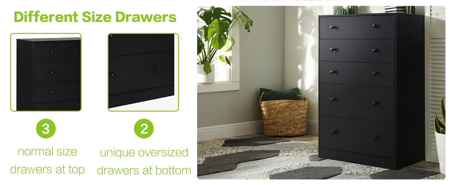 5 Drawer Chest Dresser