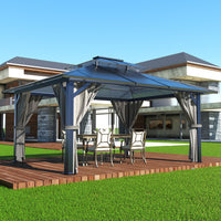 10 X 13 Polycarbonate Roof Gazebo