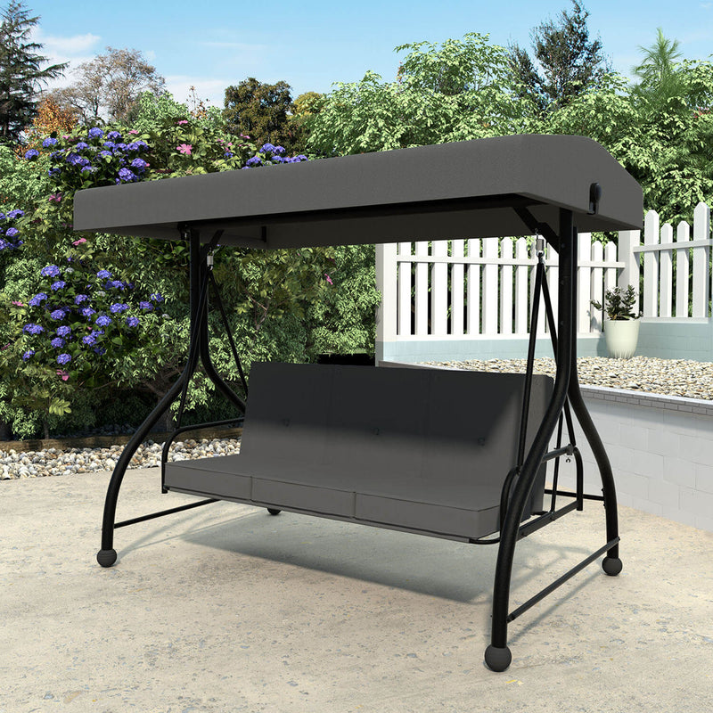 Porch Swing Chair, gray