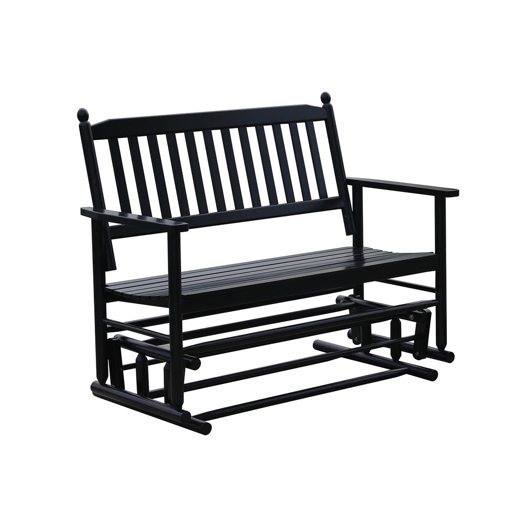  veikous Patio Glider Swing Bench Porch Loveseat Chair for Outdoor -  veikous Gliders 199.99