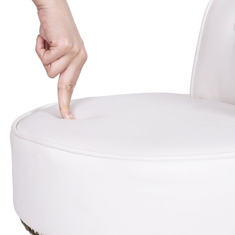 veikous VEIKOUS Vanity Stool Chair Makeup with Low Back -  veikous Vanity chairs 75.99