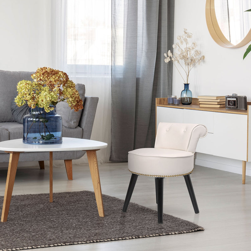 veikous VEIKOUS Vanity Stool Chair Makeup with Low Back -  veikous Vanity chairs 75.99
