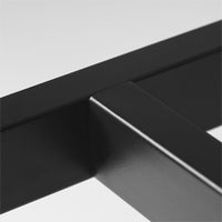 VEIKOUS Rectangular Bar Table 47“ High, Industrial Dining Table Tall Counter for Dining Room