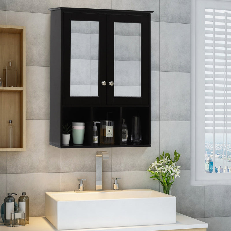 veikous Oversized Bathroom Medicine Cabinet Wall Mounted Storage with Mirrors -  veikous Medicine cabinets 85.99