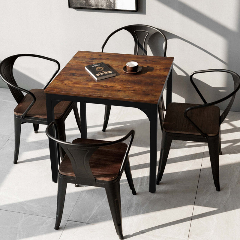  veikous 27.6" W Square Industrial Kitchen Dining Table for Small Spaces -  veikous Dining tables 119.99